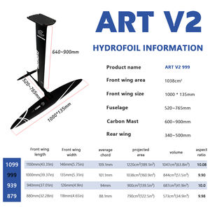 Planche de surf électronique ARTV2 999 en aluminium et carbone, best-seller, pour le kitesurf, le foil et les sports nautiques. - Product Image 2