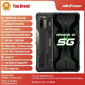 Téléphone mobile robuste <span class=keywords><strong>Ulefone</strong></span> <span class=keywords><strong>Armor</strong></span> 10 5G, Android 10, 8 Go + 128 Go, étanche IP68, smartphone 6,67 pouces FHD+, appareil photo 64 MP, NFC - Product Image 2