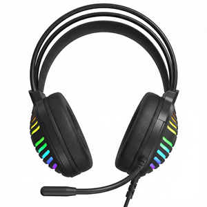 <span class=keywords><strong>Casque</strong></span> de jeu filaire USB PJT-DEP2477 avec codecs AAC, haut-parleurs dynamiques et coussinets d'oreille en mousse à mémoire de forme, microphone inclus - Product Image 3