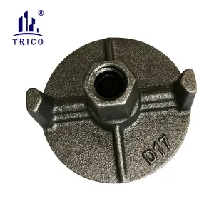 Construction Concrete Formwork Tie Rod System Ductile Iron Casting Plate 100 Tie Nut