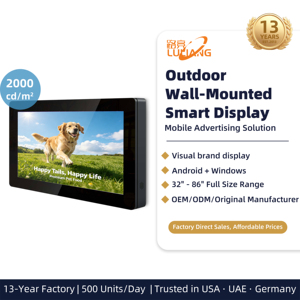 Pantalla LCD Digital para Exteriores de 4K IP65, Montada en Pared, para Publicidad, con Alto Brillo, Resistente al Agua, Animación, Uso en Tiendas Minoristas - Product Image 6