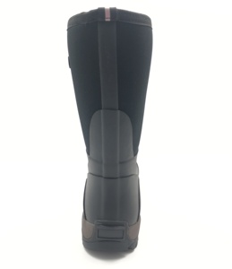 Mens <strong>Waterproof</strong> Insulated Rubber <strong>Boots</strong> Neoprene Rain <strong>Boots</strong> Outdoor <strong>Pull</strong> on Rain <strong>Boots</strong> - Product Image 4
