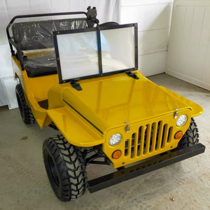 Mini Jeep Willys populaire tout-terrain hybride, couleur personnalisée, châssis en acier Q235B pour adultes, à vendre - Product Image 1