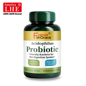 Fabricant de compléments probiotiques Nutraceutical Shecome, 100 millions d'UFC pour le soutien digestif, 120 comprimés probiotiques Acidophilus - Product Image 4