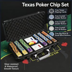 Juego <span class=keywords><strong>de</strong></span> <span class=keywords><strong>Fichas</strong></span> <span class=keywords><strong>de</strong></span> Póker <span class=keywords><strong>de</strong></span> Casino, 1000 Piezas con Estuche <span class=keywords><strong>de</strong></span> Aluminio, Cartas <span class=keywords><strong>de</strong></span> Juego, Botones <span class=keywords><strong>de</strong></span> Reparto para Blackjack, Baccarat, Juegos <span class=keywords><strong>de</strong></span> Cartas, <span class=keywords><strong>Fichas</strong></span> <span class=keywords><strong>de</strong></span> Póker - Product Image 4