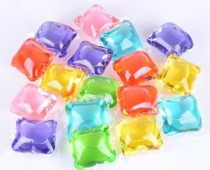 Chaono Personnalisable 8g Lessive Pod Capsules Distributeur de liquide jetable <span class=keywords><strong>Gel</strong></span> de lavage Film soluble dans l'eau écologique pour vêtements - Product Image 6