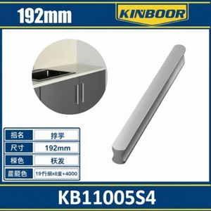 All'ingrosso lusso 192mm sottile manopola in ottone e Zamak per cucina cassetti bagno 96mm-128mm dimensioni opzioni disponibili - Product Image 1