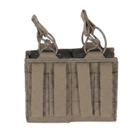 Pochette tactique double pour chargeurs en nylon 500D, découpe laser, compatible Molle, pochette tactique pour outils