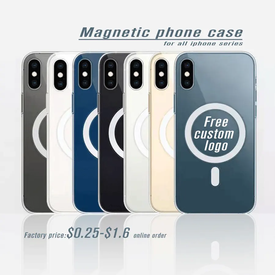 Dropshipping Magnetic Mobile phone cases For Iphone Serie free printing phone case images