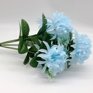 <span class=keywords><strong>Flores</strong></span> artificiales para decoración de día conmemorativo, 7 cabezas, para el <span class=keywords><strong>cementerio</strong></span> - Product Image 5