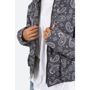 Vestes matelassées en duvet personnalisables pour hommes, style bandana, motif cachemire, vente en gros - Product Image 6