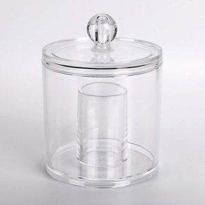 Clear Plastic <b>Jar</b> Set for <b>Bathroom</b> Cotton Ball Cotton Swab Cotton Makeup Organizer Household Items for Living Room - Product Image 4