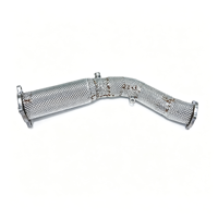 Downpipe haute performance pour Audi A5 B8.5 2.0T 2016 version deux portes avec tuyau d'échappement en acier inoxydable 304