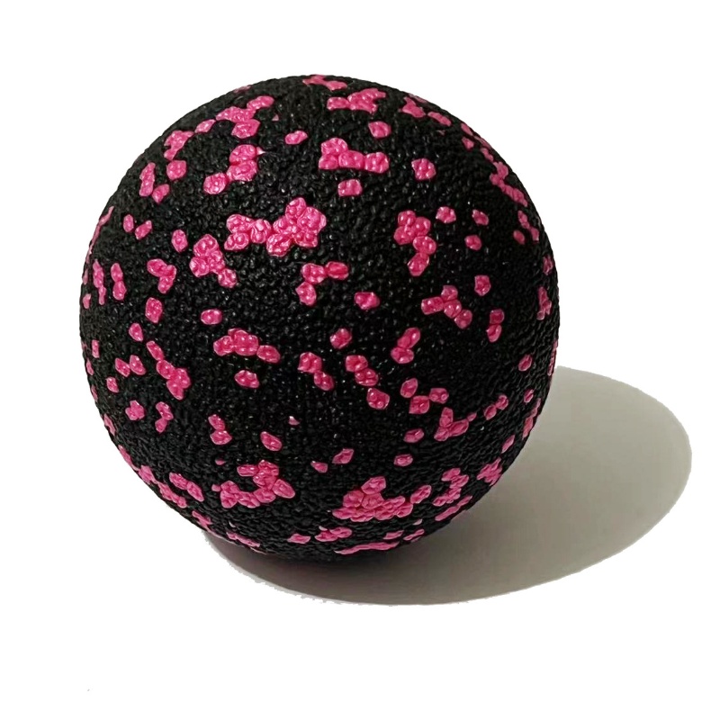 Single ball 8cm black+pink