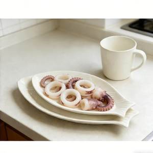 <span class=keywords><strong>Plateau</strong></span> <span class=keywords><strong>à</strong></span> fruits de mer en mélamine de qualité restaurant de 11 pouces et 14,5 pouces pour poisson grillé et crevettes - Product Image 2