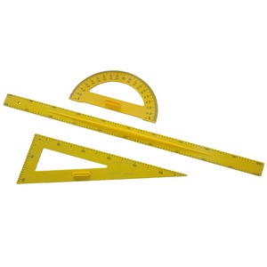 Juego de Reglas de Madera de 1 Metro, Herramienta de Medición de Ciencias y Matemáticas para Escuela Primaria con Escala, Hecha de Madera Duradera, para Uso en Geometría - Product Image 1