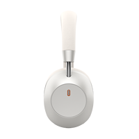 Headphone Nirkabel Peredam Kebisingan Aktif PJT-BEP2308 dengan Daya Tahan Baterai Lama, Headset Nirkabel dengan Bantalan Telinga Super Lembut