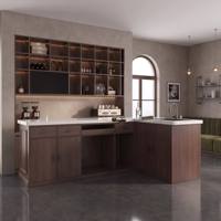 Bureau de réception minimaliste moderne, mobilier de bureau personnalisable pour entreprise, salon, hôtel, restaurant, comptoir d'accueil