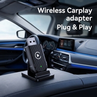 Adaptateur sans fil CarPlay et Android Auto en stock, dongle plug & play 2-en-1 USB avec garantie d'un an