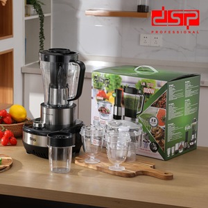 Licuadora multifuncional DSP 6 en 1 de 1L y 3L, procesador de alimentos de acero inoxidable para batidos y comida para bebés - Product Image 4