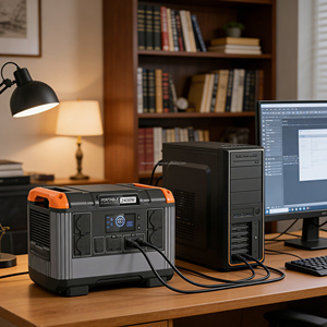 2026 New 2400W 2000Wh Portable Power Station EU <b>Plug</b> Pure Sine Wave Fast Charge Solar Compatible For Camping Home Emergency - Product Image 4