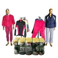 Bulk Wholesale Track Sport Wear Slack Wear Colorful Pictures Secondhand Used Clothes