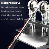 Machine professionnelle de découpe de caoutchouc pour raquettes de tennis de table
