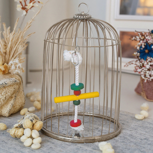 Toptan basit tasarım renkli kuş levrek üreticinin asılı kuş oyuncakları hamak tipi düşük fiyat - Product Image 1