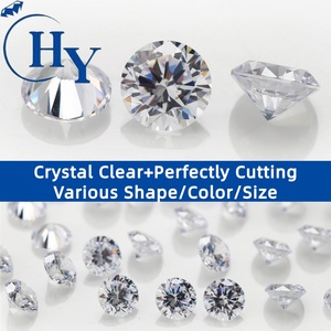 Toptan 5A Kalite CZ Taşlar 1000 adet/torba 0.9mm - 3mm Yuvarlak Parlak Kesim Kübik Zirkon Taşı Takı Yapımı İçin - Product Image 1