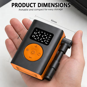 <span class=keywords><strong>Mini</strong></span> <span class=keywords><strong>pompe</strong></span> à air électrique sans fil, affichage numérique intelligent, moniteur de pression des pneus, gonfleur portable pour moto, <span class=keywords><strong>vélo</strong></span>, ballons - Product Image 2