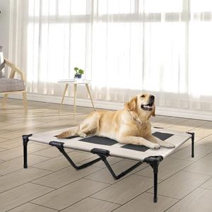 Cama elevada para perros de EE. UU. Y América, cama de refrigeración portátil para interiores para todo tipo de mascotas con pies antideslizantes, cama para mascotas de playa de verano - Product Image 5