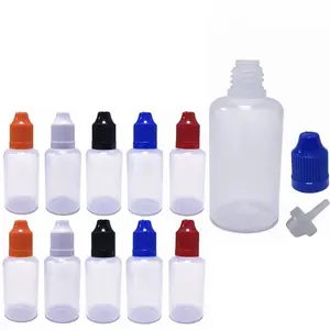 3ml 5ml 10ml 15ml 20ml sıkmak göz damlası şişesi LDPE plastik damlalık şişeler 30ml 50ml 60ml 100ml 120ml için uçucu yağ