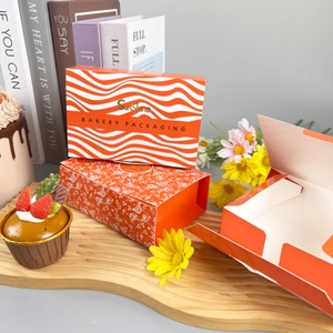 Boîte en papier rose réutilisable et écologique Sunshine pour sushis, biscuits, sauces, gâteaux, pâtisseries, donuts, traiteur, table de déjeuner - Product Image 6