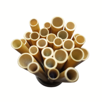 Azanature Pajitas de Hierba Lepironia 100% Naturales Biodegradables, Ecológicas, Sin Plástico, Inodoras, Sin Sabor, Desechables