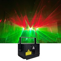 Laser de scène à faisceau RGB contrôlé par application téléphonique, effet d'animation 3D ILDA, lumière laser pour fête, discothèque, DJ, théâtre, bar, club, mariage, événement