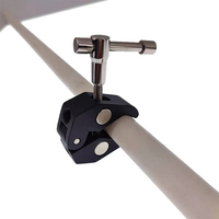 Pince à crabe multifonctionnelle antidérapante réglable pour accessoires d'équipement photographique, moniteur, lumière LED, support de caméra