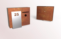 Buzón de Correo Negro para Interiores, Impermeable, con Cerradura y Llave, Buzón de Pared para Exteriores, Caja de Entrega de Periódicos