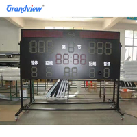 Papan Skor LED dengan Tampilan Tanda Elektronik dan Pengontrol Waktu Digital untuk Lapangan Kompetisi Olahraga Bola Basket dan Sepak Bola