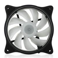 Radiateur CPU AntarcChill à haut débit d'air, 4 broches PWM, LED RGB PWM, 9 pales, dissipation thermique en aluminium, accessoires PC