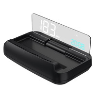 Vjoycar Automotive Digitale Reflectieve Meters GPS Auto HUD Navigatie Head-up Display Hoogte MPH KMH voor Energievoertuigen