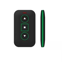 Control remoto Universal ABS de 433 MHz 3 para automatización del hogar, garajes, puertas, motores, operación de puerta, alimentación electrónica inalámbrica