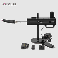 Reversibler Automatischer Frequenzumwandlungs-Vibrator, Einfahrbarer Masturbator, Weiblicher Vibrator mit Austauschbaren Köpfen, Dildo Sexmaschine