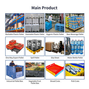 Uzun ömürlü ve tamamen geri dönüştürülebilir bakire plastik palet kutusu büyük iç hacmi ile toplu konteyner sert plastik palet kutusu - Product Image 2
