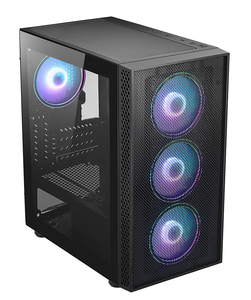 コンピューターCPUデスクトップフルセットゲーミングPCケースV602メッシュ - Product Image 3