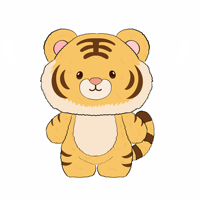 Nouveau design créatif debout tigre peluche jouet coton et tissu mignon et à la mode peluche jouet pour cadeau