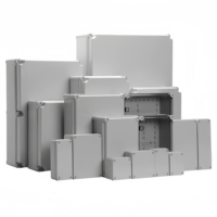 Boîtier extérieur étanche UL94-V0 380x280x130mm IP67 boîte de jonction matériel en acier plastique PC/ABS Instruments électroniques IP65