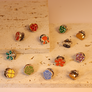 2024 diseños de botones surtidos, botón sin coser, Mini pines esmaltados, botones de Jean de seguridad, <span class=keywords><strong>broches</strong></span> <span class=keywords><strong>para</strong></span> cubrir, <span class=keywords><strong>broches</strong></span> <span class=keywords><strong>para</strong></span> camisa de mujer - Product Image 2