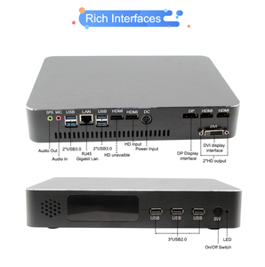 Jogo Computador Desktop PC Núcleo I9-9900 I7-9700 <span class=keywords><strong>I5</strong></span>-<span class=keywords><strong>9400F</strong></span> GTX1650 4GB 2 * <span class=keywords><strong>DDR4</strong></span> Win10 Mini PC M.2 NVMe HD-MI2.0 4K Jogo PC AC WiFi - Product Image 5