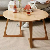 Ensemble de table basse en bois durable de style nordique japonais |   Table d'appoint minimaliste moderne - Combinaison de petites tables basses faciles à nettoyer