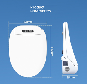 Wholesale 110V/220V Modern Family <strong>Toilet</strong> <strong>Seat</strong> Automatic Commode <strong>Toilet</strong> <strong>Seat</strong> Kit Electric <strong>Heated</strong> Bidet <strong>Toilet</strong> <strong>Seat</strong> Cover - Product Image 4